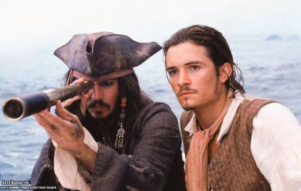 Джонни Депп в роли капитана Джека Воробья в Пиратах Карибского моря