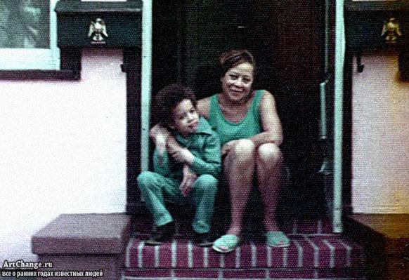 Вин Дизель в детстве с мамой Делорой