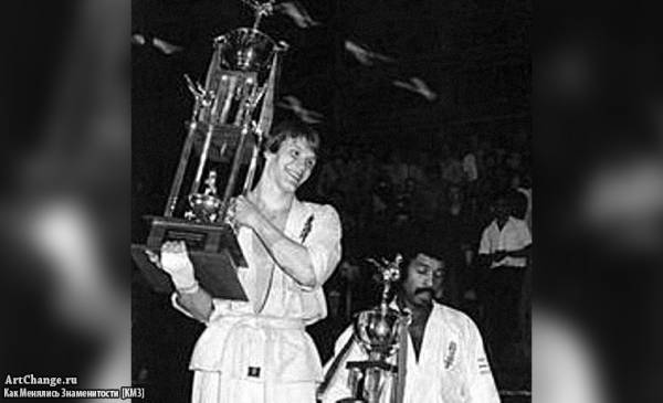 Молодой Дольф Лундгрен на турнире по карате, 1980 год