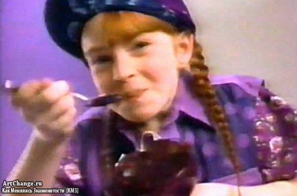 Линдси Лохан в детстве в рекламе желе (1995)