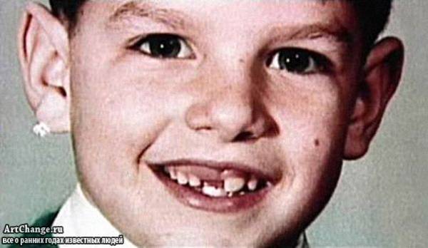 Том Круз в детстве с кривыми зубами