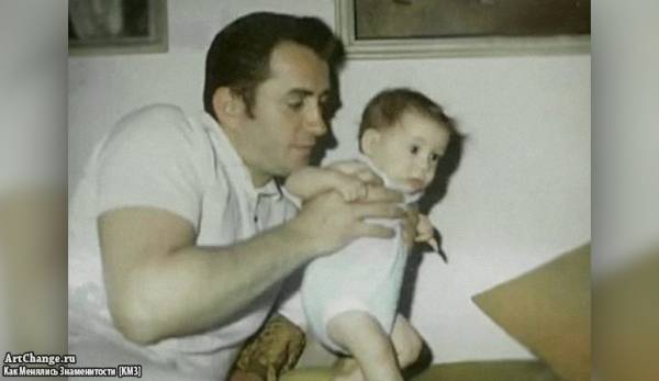 Роберт Дауни младший в раннем младенчестве, детстве с отцом