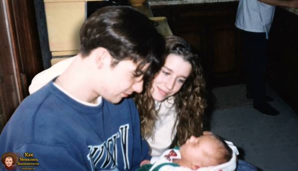 Джастин Бибер в младенчестве, детстве с родителями - мамой и папой