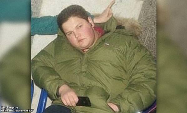 Игорь Синяк в детстве, юности - без фотошопа, толстый, жирный