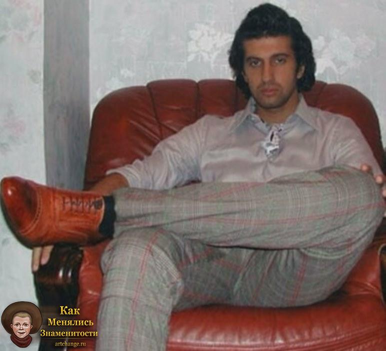 Амиран Сардаров (Дневник Хача) в молодости, с длинными волосами