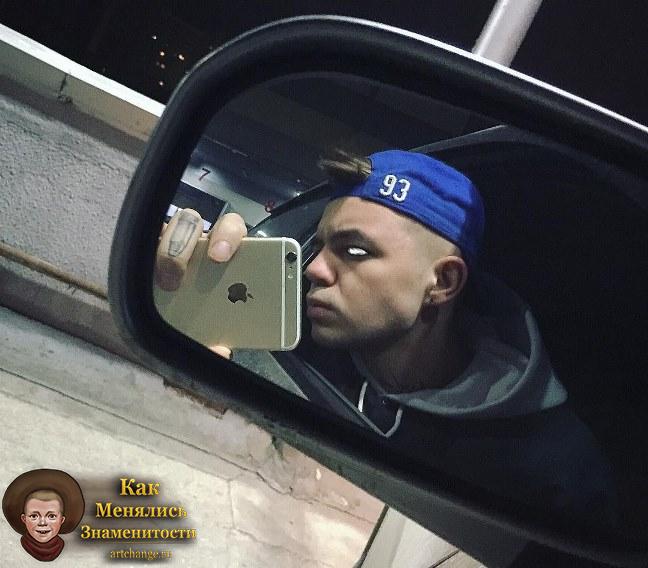 Allj (Элджей) в машине, фото из социальной сети