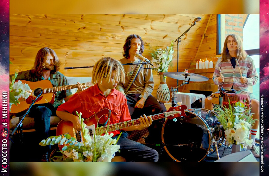 Группа Щит: Ваня Грачёв, Тёма Яшуков, Никита Кислов, Саша Камод в 2023